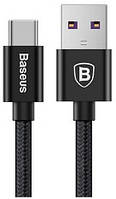 Кабель Baseus USB Speed Type-C QC Cable, Black (CATKC-01)