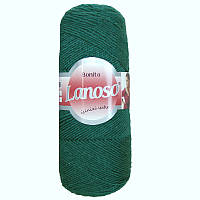 Lanoso BONITO (Бонито) № 917 петрольный (Пряжа шерстяная с акрилом, нитки для вязания)