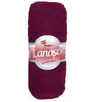Lanoso BONITO (Бонито) № 945 фиолетовый (Пряжа шерстяная с акрилом, нитки для вязания)
