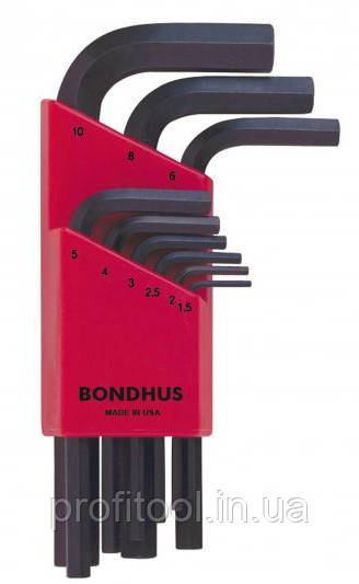 Набор ключей BONDHUS ( БОНДХУС ) Hex End L-Wrenches ProGuard 12299, фото 1