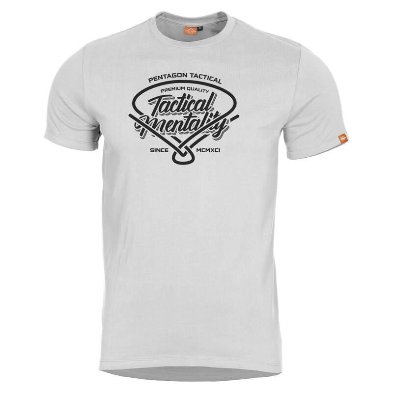 Футболка Pentagon AGERON TACTICAL MENTALITY K09012-TM Medium, Білий