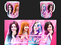 Чашка блекпинк блек пинк blackpink blac kpink подарок