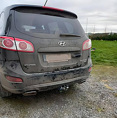 Фаркоп Hyundai Santa Fe 2 2006-2012 (Хендай Санта Фе 2) оцинкований