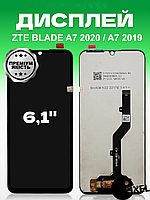 Дисплей ZTE Blade A7 2020 , A7 2019 без рамки с сенсором в сборе экран на ЗТЕ Блейд А7 2020 , А7 2019
