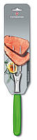 Кухонная вилка Victorinox Carving Flat Vx52106.15L4B 15 см, с зел. ручкой