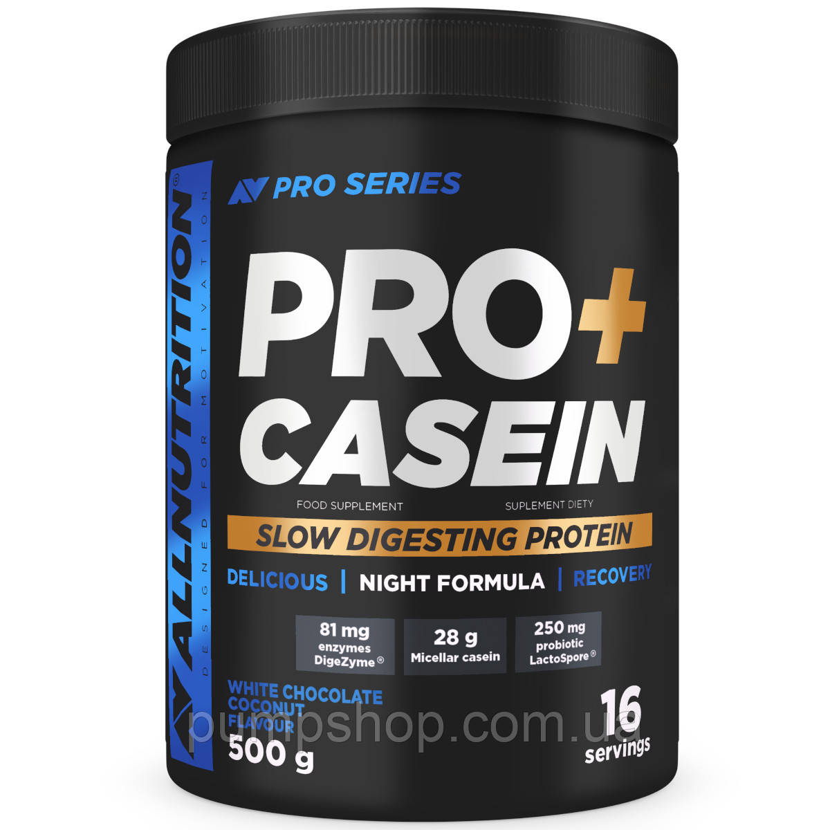 Протеїн казеїновий AllNutrition PRO Casein 500 г (різні смаки )