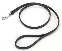 Кожаный поводок для собак Coastal Circle-T Dog Leash 2смХ1.2м черный (01046_BLK04)