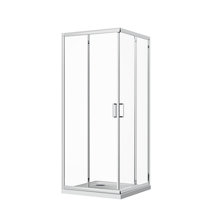 Скляна душова кабіна AVKO Glass RDR06, 190х90х90 Chrome, фото 1