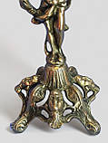 Підсвічник бронзовий "Амур" камінний канделябр 41см, фото 4