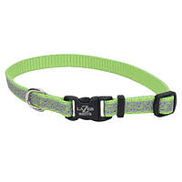 Coastal Lazer Brite Reflective Collar КОСТАЛ ЛАЗЕР БРАЙТ светоотражающий ошейник для собак, 1х20-30см