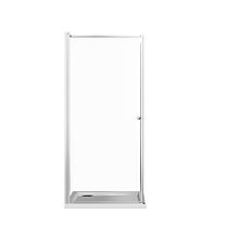 Скляна душова кабіна AVKO Glass RDR11 90x90x190 Clear, фото 3