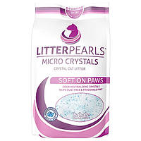 Наполнитель для кошачьего туалета Litter Pearls Micro Crystals Кварцевый впитывающий 1.59 кг (10604)