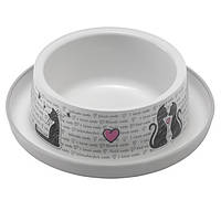 Миска для котов Moderna Trendy Dinner Cats in Love 350 мл (H131027CL)