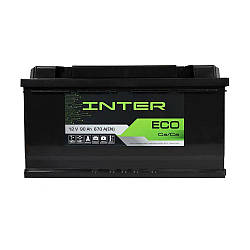 Автомобільний акумулятор INTER Eco  90Ah 670A L+ (L5)