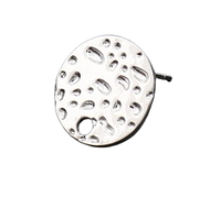 Основание для сережек Finding Гвоздь круглая с петлей Сталистый 14 мм x 13.4 мм Цена за 1 штуку