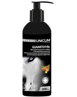 Шампунь UNICUM Premium для довгошерстих собак з мигдальною олією 200 мл UN-019 (4820150202026)