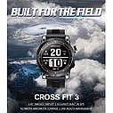 Чоловічий наручний смарт годинник North Edge CrossFit GPS з компасом (Black), фото 3
