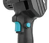 Акумуляторна косарка Кущоріз для трави Тример Krafftec + Акумуляторна ланцюгова мініпилка Гілкоріз 2 акб, фото 6