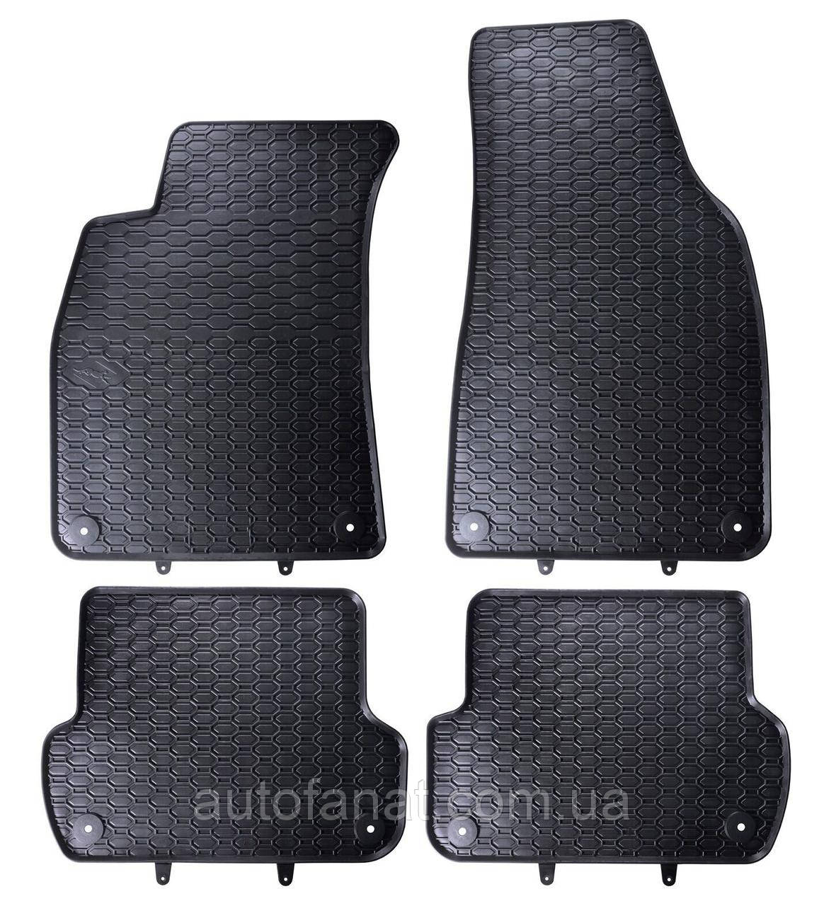 Килимки Audi A4 (B6, B7) (2000-2008), Seat EXEO (2008 - 2013) у салон гумові (818/4C)