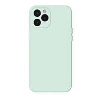 Чохол Baseus для iPhone 12 Pro Max Liquid Silica Gel, Mint green (WIAPIPH67N-YT6B)