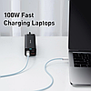 Кабель зарядный Baseus USB Type-C to Type-C USB C Dynamic Series Fast Charging 100 Вт 2 м Blue (CALD000303), фото 2