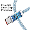 Кабель зарядный Baseus USB Type-C to Type-C USB C Dynamic Series Fast Charging 100 Вт 2 м Blue (CALD000303), фото 5