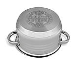 Набір кухонного посуду з неіржавкої сталі 12 предметів Edenberg EB-4018 Набір каструль для всіх різновидів плит, фото 9