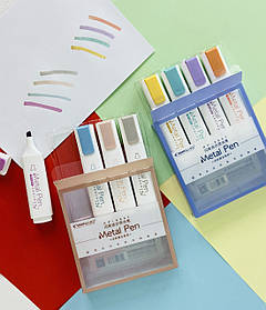 Набір маркерів 4 кольори з глітером НР-6667 136068