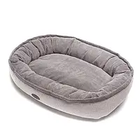 Лежак для собак Harley and Cho Donut Soft Touch Gray L 95 х 70 см