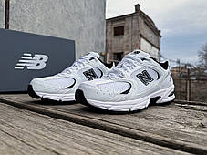 Кросівки New Balance 530 MR530EWB білі з чорним Оригінал, фото 3