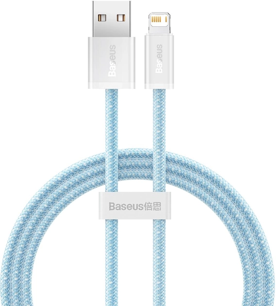 Кабель зарядный Baseus USB - Lightning Dynamic Series Fast Charging 2.4A 1 м Blue (CALD000403)