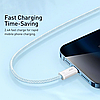 Кабель зарядный Baseus USB - Lightning Dynamic Series Fast Charging 2.4A 1 м Blue (CALD000403), фото 7