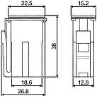 Запобіжники TESLA,Типу FJ09 65A, CARTRIDGE (Чехія), фото 2