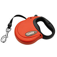 Рулетка-поводок для собак, лента 4.8м Coastal Power Walker Retractable Leash красный (08701_REDLRG)