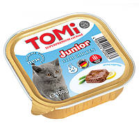Паштет для кошенят TOMi junior з куркою 100 г (320037)