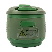 Силіконовий кухоль з кришкою Tramp UTRC-082, 350 мл (Olive), фото 3