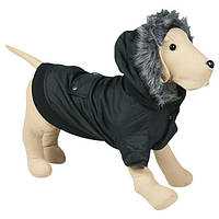 Одежда для собак, куртка с капюшоном, черный Flamingo Polar Black (502872)