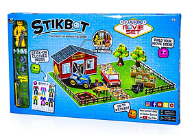 Сцена студія Ферма фігурка людина стікбот для анімаційної творчості для зйомки відео StikBot