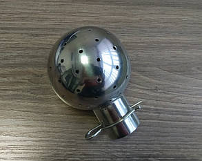 Миюча головка нержавіюча 52х28х1,6 кліпса AISI 304