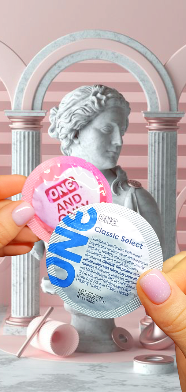 Міцні латексні презервативи ONE Classic Select класичні за 1шт з силіконовою змазкою