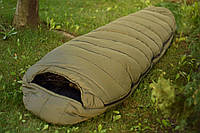Зимний тактический военный спальный мешок, спальник кокон до -15