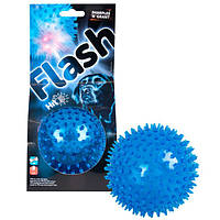 Мяч с шипами и LED подсветкой игрушка для собак, резина 12,5 смFlamingo Spike Ball+LED (514986)