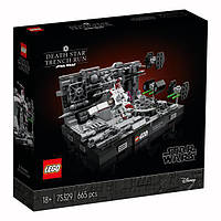 Конструктор LEGO Star Wars Диорама Полет над Звездой Смерти 665 деталей (75329) LEGO -75329