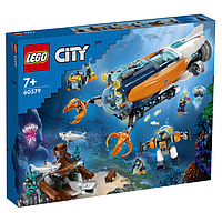 Конструктор LEGO City Exploration Підводний човен для глибоководних досліджень 842 деталі (60379)