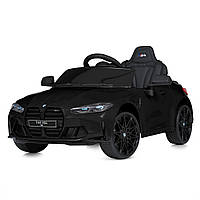 Электрический детский автомобиль BMW M4 на пульте управления и светом фар Competition M 5096EBLR-2 Черный