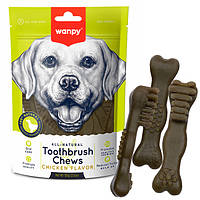 Жевательное лакомство для собак Wanpy Toothbrush Chews Chicken зубная щетка (DB-13)