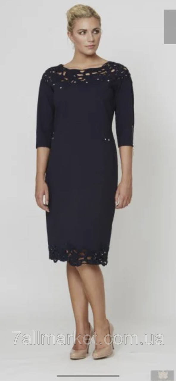 Плаття жіноче, елегантне/батал р-ри 2XL-7XL"ALPAKA" купити недорого від прямого постачальника