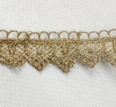 Мережево макраме 2.5см (13м) колір бежевий