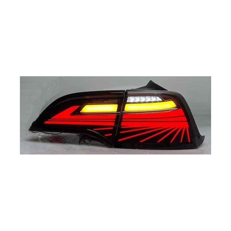 Задня світлодіодна оптика (задні ліхтарі, жовтий покажчик поворотів, LED) для Tesla Model 3 2016+