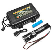 LT Фонарь ручной аккумуляторный BL-A79-P50 zoom Type-C, фонарь ручной мощный, тактичный фонарь cd